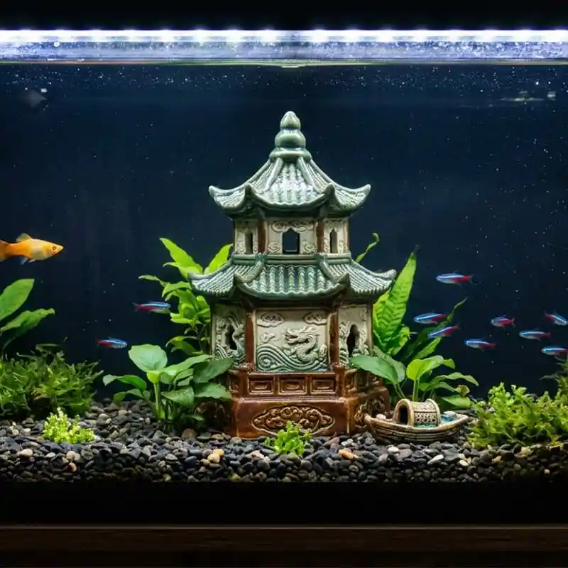 Ceramic fish tank decorations — non-toxic aquarium ornaments for wholesale